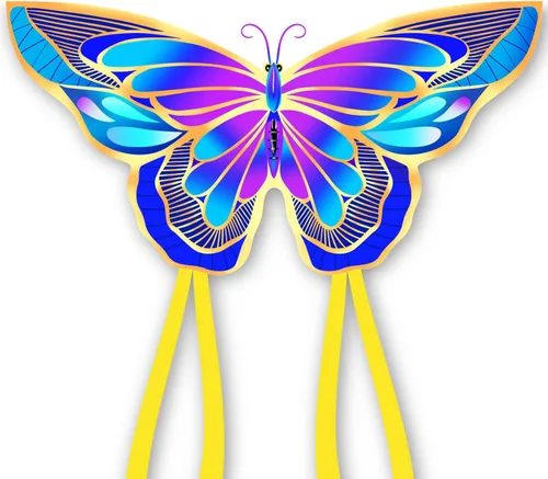 Vista 16 de Xida Butterfly Kite for Kids & Adults Easy to Fly, Ages 4-8 8-12, Large Kite with 300ft Handle, Perfect for Beach Trips