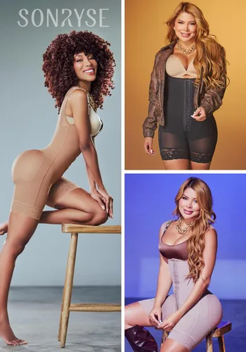 Vista 6 de Sonryse Shapewear for women Fajas Colombianas Moldeadoras Stage 2 Faja Control Shapewear after Tummy Tuck and Liposuction