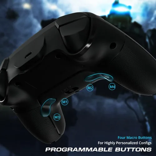 Vista 4 de PC Wireless Controller, Bluetooth Gaming Controllers for Windows, Steam, Laptop, Tablet, iPad, Switch, and Smart TV, with Dual Vibration, 6-Axis