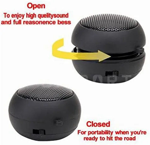 Vista 5 de Altavoz con cable portátil multimedia de audio recargable negro compatible con GreatCall Jitterbug Flip