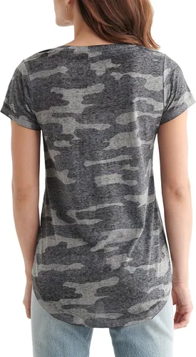 Vista 2 de Lucky Brand - Camisa de camuflaje para mujer