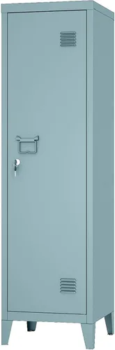 Vista 13 de MIOCASA Armario de metal con puerta, mesita de noche de metal para dormitorio, oficina, habitación de los niños (22.44 pulgadas de alto)