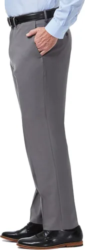 Vista 3 de Haggar Mens Premium Comfort Classic Fit Flat Front Dress Pants - Regular and Big and Tall Sizes