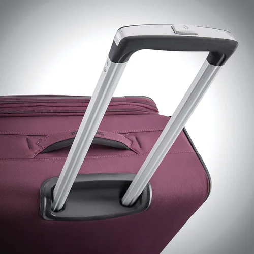 Vista 3 de Samsonite Ascella X Softside - Equipaje expansible con ruedas giratorias, Ciruela