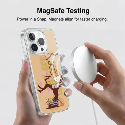 Vista 454 de Carcasa de gel para iPhone 7 Plus/iPhone 8 Plus, diseño de Snoopy Oriental de Peanuts, Badges