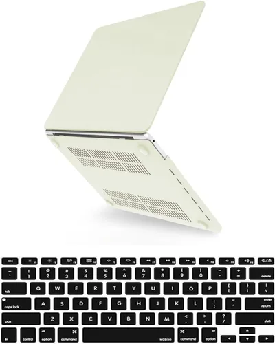 Vista 11 de Funda protectora para MacBook Air 2024 2023 de 15 pulgadas M2 M3 Retina/Touch ID A2941 A3114, carcasa rígida de plástico negro para laptop y León 801