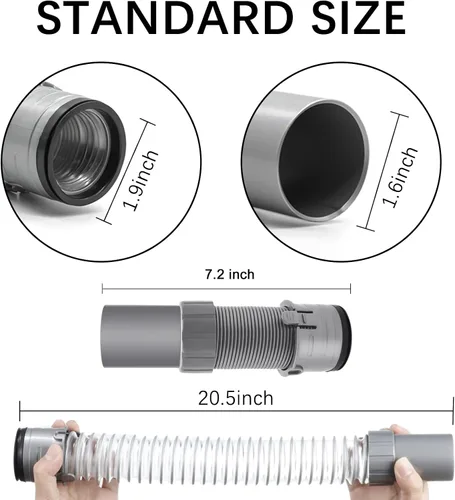 Vista 2 de Reemplazo de manguera de boquilla de piso para aspiradora compatible con aspiradora Shark Navigator Lift-Away NV350 NV351 NV352 NV356 NV356E NV357