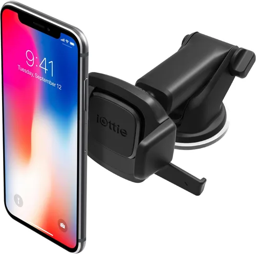 Vista 8 de iOttie Easy One Touch Mini Soporte de ventilación de aire para iPhone Xs Max R 8 Plus 7 Samsung Galaxy S10 E S9 S8 Plus Edge, Note 9 y otros