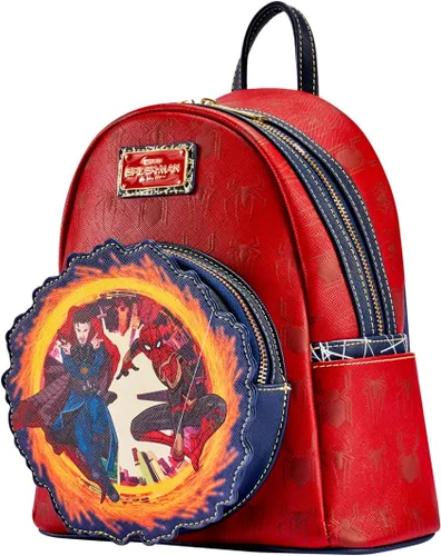 Vista 2 de Loungefly Mochila Spiderman Spiderman No Way Home Portal Mini-Mochila, Exclusivo de Tienda