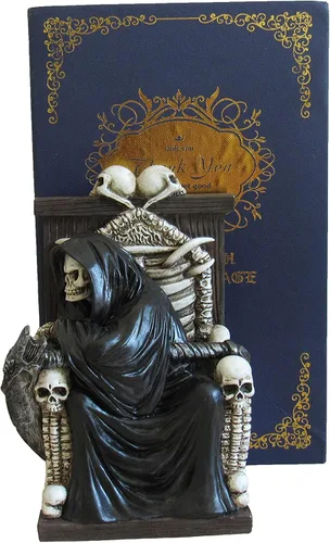 Vista 5 de World of Wonders The Last Chapter Reaper - Soporte decorativo para libros para estantes
