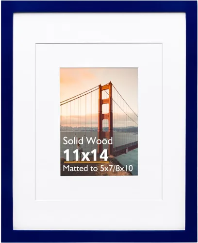 Vista 184 de KINLINK Marco de fotos de 3.5 x 5 pulgadas, marco de madera maciza color negro ceniza con plexiglás para mesa y montaje en pared, marco de fotos