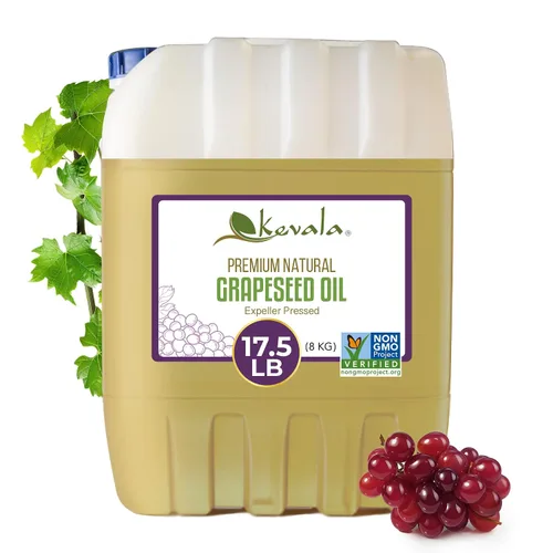 Vista 10 de Kevala Aceite de semilla de uva Sin OMG 128 onzas líquidas 1 paquete