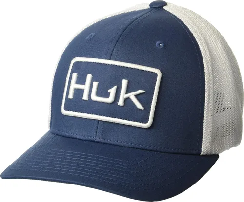 Vista 88 de HUK - Gorra de camionero de malla para hombre con cierre a presión Gorra de pesca antirreflectante