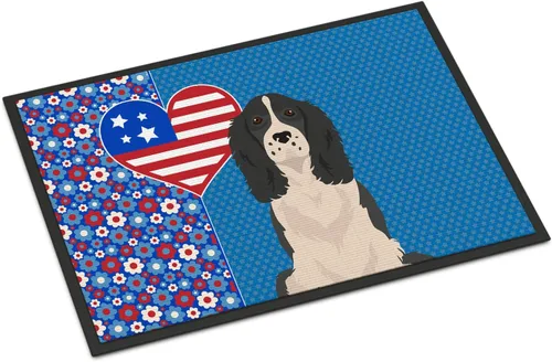 Vista 126 de Caroline's Treasures WDK5119JMAT Airedale Terrier USA - Tapete para interiores o exteriores, 24 x 36 pulgadas, tapete para puerta delantera