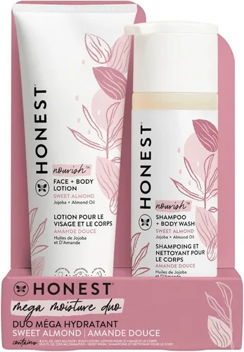 Vista 11 de The Honest Company Paquete de champú limpiador 2 en 1 y loción facial de gel corporal, suave para bebés de origen natural de cítricos vainilla