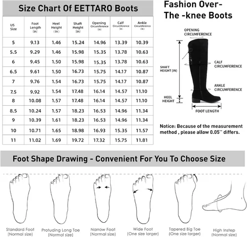 Vista 5 de EETTARO Botas altas de moda con cordones para mujer, con cremallera lateral, tacón de bloque