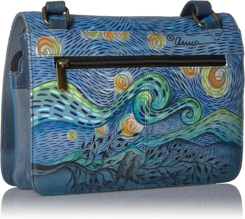 Vista 2 de Anna by Anuschka Medium Saddle Handbag