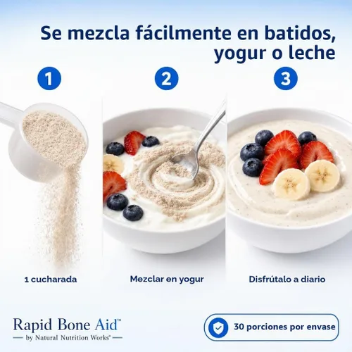 Vista 8 de Rapid Bone Aid - Suplemento en polvo y protocolo de fractura EBook (vainilla)