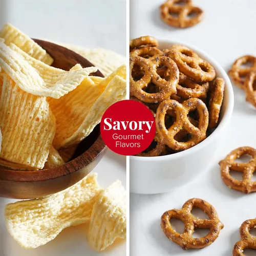 Vista 5 de Caja de regalo con forma de torre de snacks gourmet para mujeres, hombres, familias, universidad – Apreciación, agradecimiento, felicitaciones