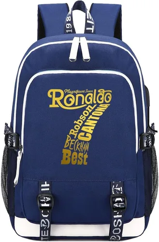 Vista 14 de Soccer Player 7 Mochila deportiva multifunción para viajes, portátil, para fanáticos del fútbol, para hombres y mujeres, negro - 2, Tamaño único