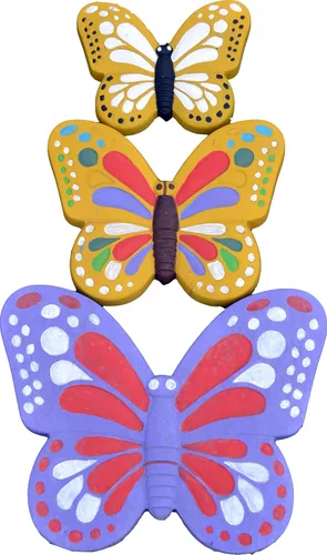 Vista 8 de SvitMolds Molde de hormigón Mariposa Yeso Hormigón Paso a paso de piedra Moth Garden Path (D53)