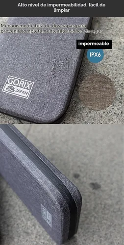 Vista 4 de GORIX Ciclo cartera bolsa bolsa impermeable teléfono móvil caso carretera MTB bicicleta (BKPW (edición global))