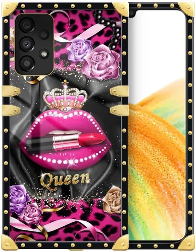 Vista 155 de Funda compatible con Samsung Galaxy A03S 4G, TPU suave de lujo y parte trasera de policarbonato duro para niñas y mujeres, funda protectora a prueba