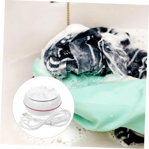 Vista 4 de jojofuny Mini lavadora de viaje de 30 W, lavadora USB portátil para dormitorio, ropa compacta, alta torsión, limpieza profunda eficiente para ropa