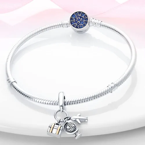 Vista 72 de KUNSIR Los abalorios se adaptan a pulseras Pandora para mujer, plata de ley 925, cuentas colgantes de joyería para niñas, dijes de feliz cumpleaños