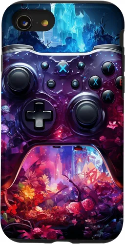 Vista 18 de Video Game Controller Gamer Funda para iPhone 17 para niños, adolescentes y hombres amantes
