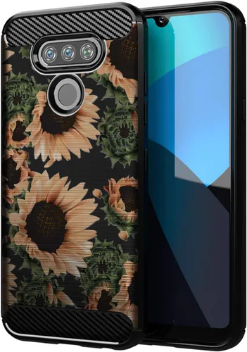 Vista 8 de CasesOnDeck - Carcasa de TPU para LG Harmony 4/K41/Xpression Plus 3/Premier Pro Plus (2020), color negro
