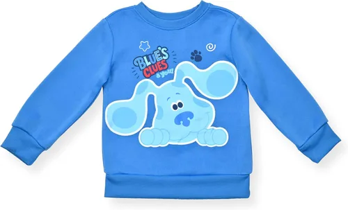 Vista 3 de Nickelodeon Blues Clues You - Conjunto de sudadera y pantalón deportivo para bebés y niños pequeños color azulazul marino