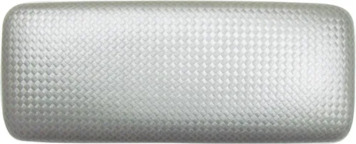 Vista 4 de Hard Shell Eyeglass Case mediana para a grandes anteojos en la mitad Tono Diamond Weave