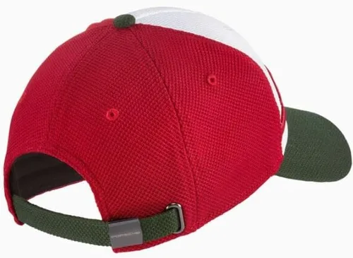 Vista 2 de Porsche RS 2.7 Collection Gorra de béisbol con hebilla rojoblancooliva ajustable con 5 paneles, Rojo, talla única