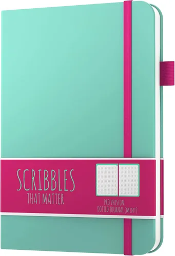 Vista 16 de Cuaderno de cuadrícula de puntos con viñetas Cuadernos diarios A5 para escritura personal, trabajo, mujeres papel grueso de 120gsm, tapa dura