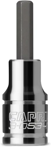 Vista 10 de Capri Tools 3-0531 2 mm Llave allen hexagonal, 1/4-pulgada de unidad, métrica