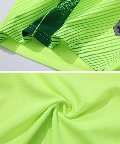 Vista 4 de Paquete de 2 camisetas de fútbol y pantalones cortos para niño, de secado rápido, uniforme de entrenamiento de equipo deportivo