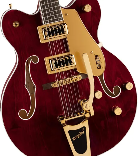 Vista 5 de Gretsch G5422TG Guitarra eléctrica electromática clásica de doble corte con Bigsby - Mancha de nogal
