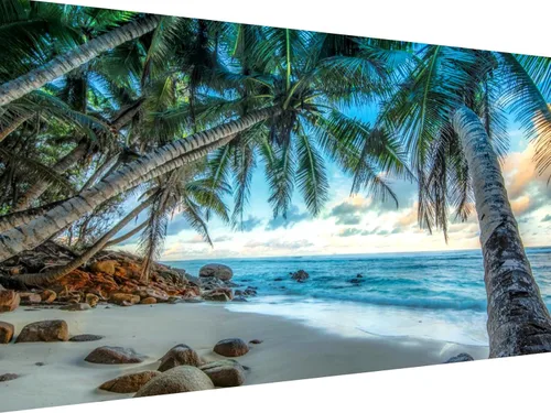 Vista 13 de Kits de pintura de diamantes de paisaje para adultos y principiantes, kits de pintura de puntos de diamante al atardecer, pintura de gemas 5D