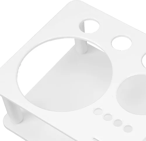 Vista 9 de Kit de barman con soporte, desmontable que ahorra espacio, sin olor, multiusos, de plástico, soporte para herramientas de barman, coctelera, juego