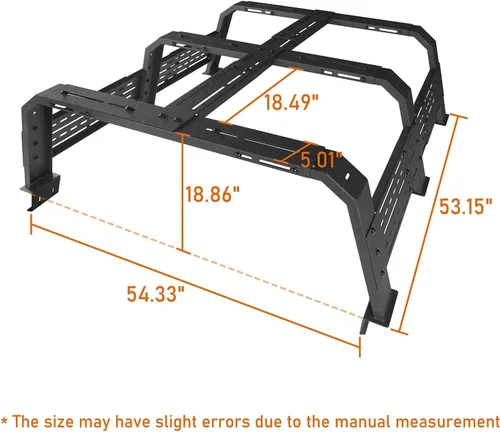 Vista 7 de u-Box Soporte de escalera de camión de 18.8 pulgadas de alto para camioneta, compatible con camionetas Ford F-150 y Raptor y Dodge Ram 1500