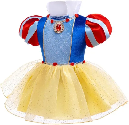 Vista 108 de Dressy Daisy Disfraz de princesa para bebé, disfraz de tutú de tul para cumpleaños, Halloween, traje con diadema