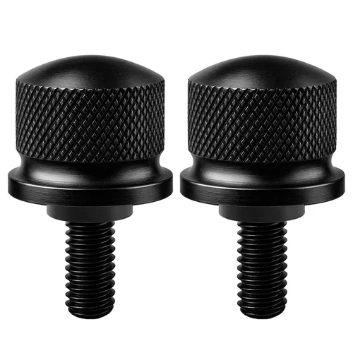 Vista 8 de Tornillo de perno de asiento de aleación de aluminio negro adecuado para Harley Davidson 1996-2024 (1 perno)