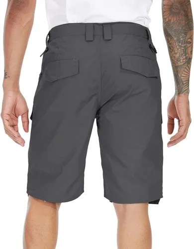 Vista 2 de NAVEKULL Pantalones cortos tácticos para hombre, camuflaje al aire libre, senderismo, Rip Stop militar, cargo