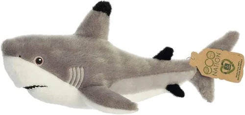 Vista 8 de Aurora® Animal de Peluche Caimán Eco Nation™ Fabricado Responsablemente - Ideal para Aventuras de Juego - Perfecto para Cumpleaños o Simplemente