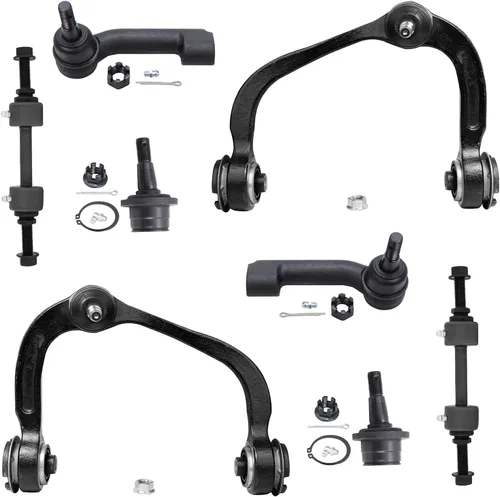 Vista 161 de Detroit Axle - Kit de brazos de control de extremo de 8 piezas para Toyota 2001-2003 Highlander 2002-2003 Camry Lexus ES300, 2 conjuntos de brazos