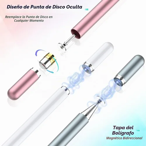 Vista 3 de Lápiz capacitivo para pantalla táctil, paquete de 4 lápices capacitivos universales para iPad pro/iPhone/tabletas Android y todas las pantallas