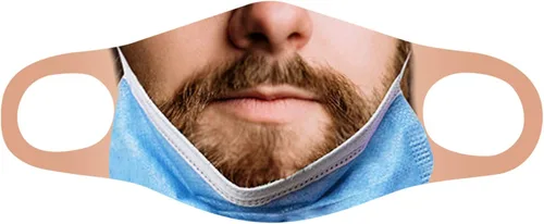 Vista 4 de Maskless Bandit Broma Maskless Máscara para AdultosDivertida Máscara Tirada hacia abajo Broma Boca Cubierta Truco Broma Patrón TIK_Tok Masks