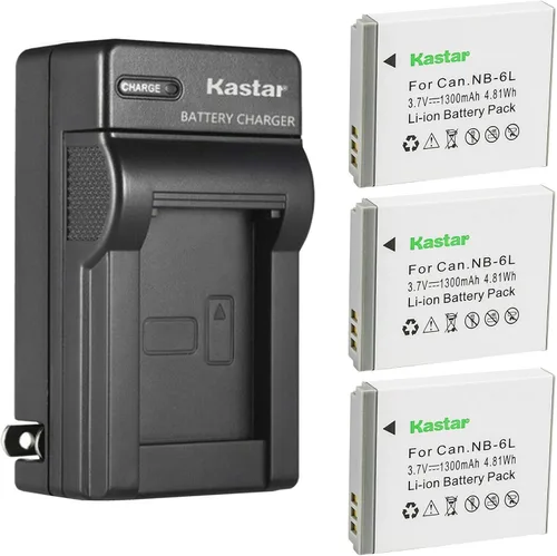 Vista 6 de Kastar Reemplazo del cargador de batería de pared de CA para Canon PowerShot S120, PowerShot SD770 es, PowerShot SD980 es, PowerShot SD1200 es