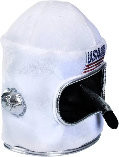 Vista 3 de Tigerdoe Casco de astronauta disfraz de astronauta casco espacial color blanco Blanco